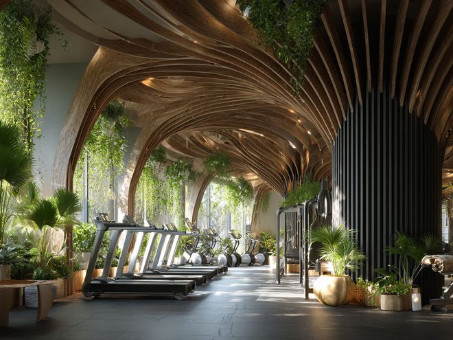 The gym, artist impression